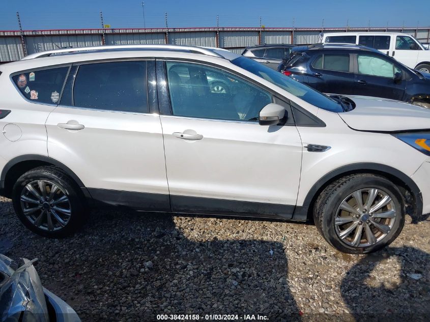 2017 FORD ESCAPE TITANIUM - 1FMCU9J9XHUA45837