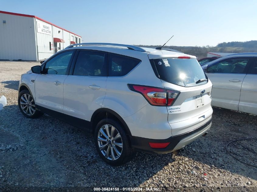 2017 FORD ESCAPE TITANIUM - 1FMCU9J9XHUA45837