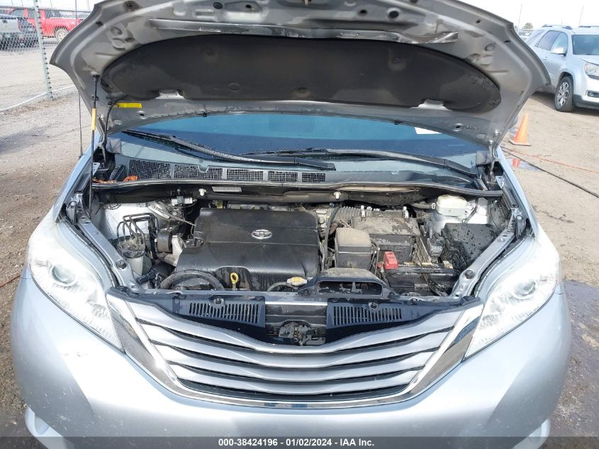 2013 TOYOTA SIENNA XLE V6 8 PASSENGER - 5TDYK3DC3DS287825