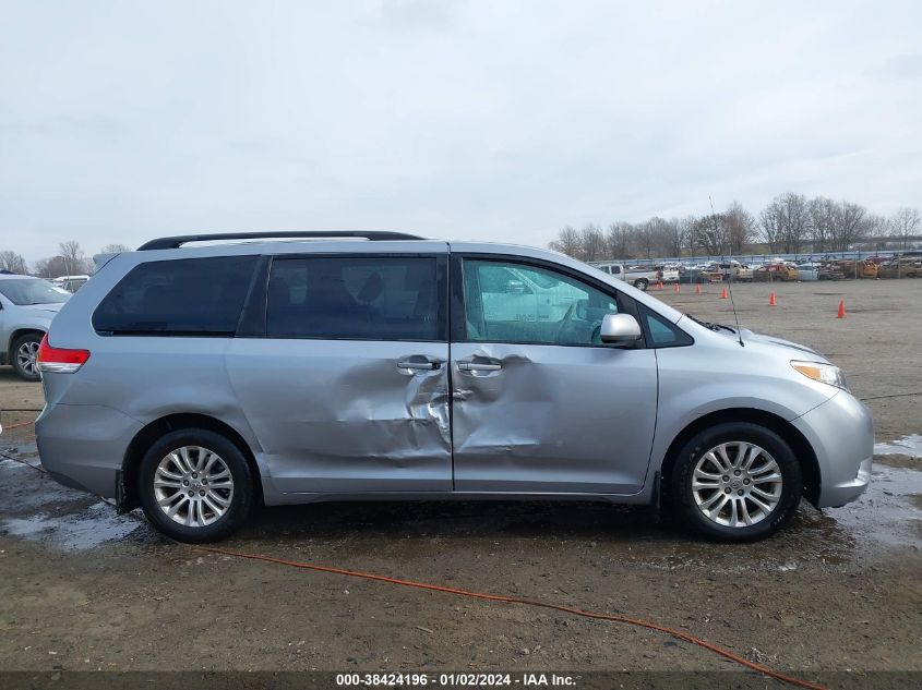 2013 TOYOTA SIENNA XLE V6 8 PASSENGER - 5TDYK3DC3DS287825