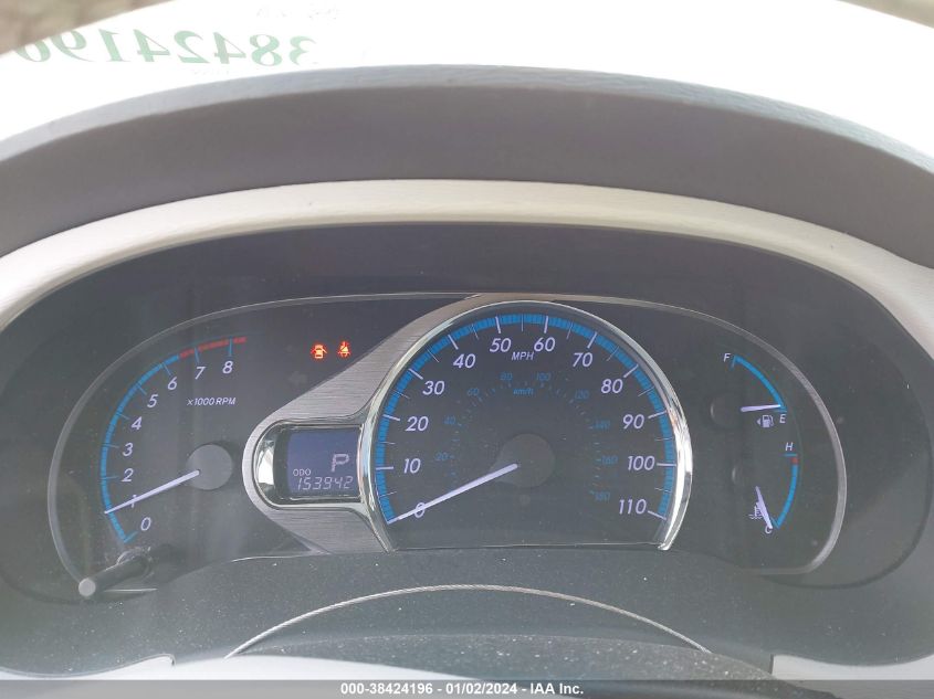 2013 TOYOTA SIENNA XLE V6 8 PASSENGER - 5TDYK3DC3DS287825