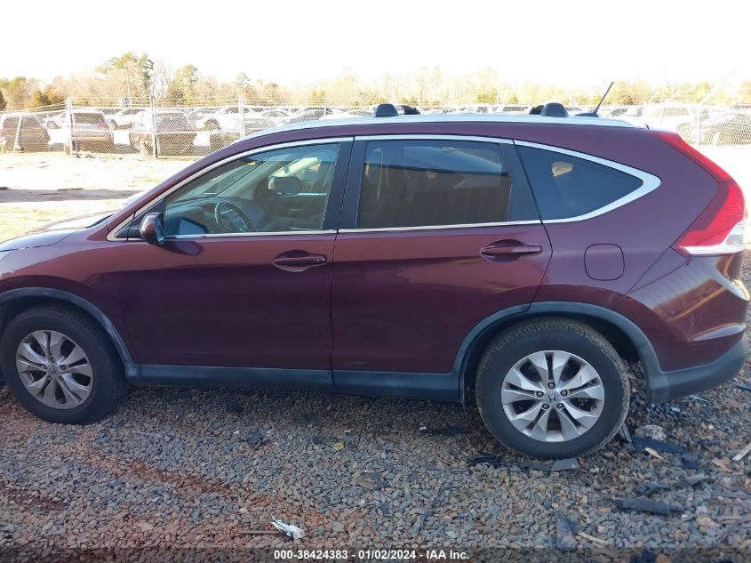 2013 HONDA CR-V EXL - 5J6RM3H70DL002456