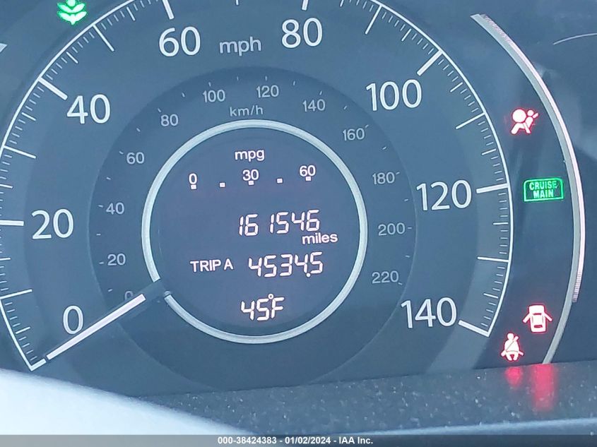 2013 HONDA CR-V EXL - 5J6RM3H70DL002456