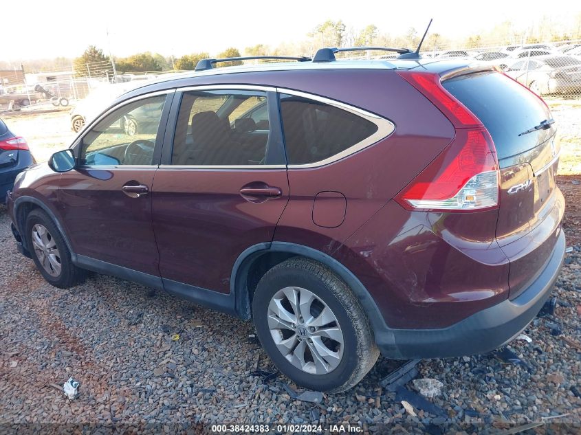 2013 HONDA CR-V EXL - 5J6RM3H70DL002456