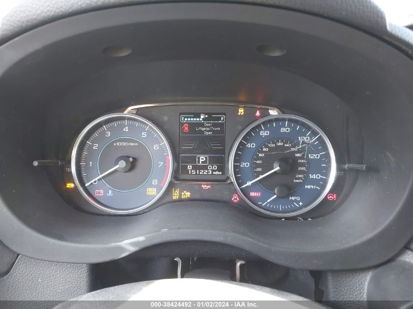 2015 SUBARU XV CROSSTREK SPORT LIMITED - JF2GPASC3F8305379