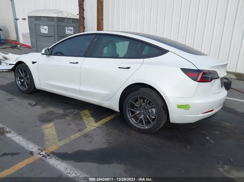 2022 TESLA MODEL 3 - 5YJ3E1EA7NF358968