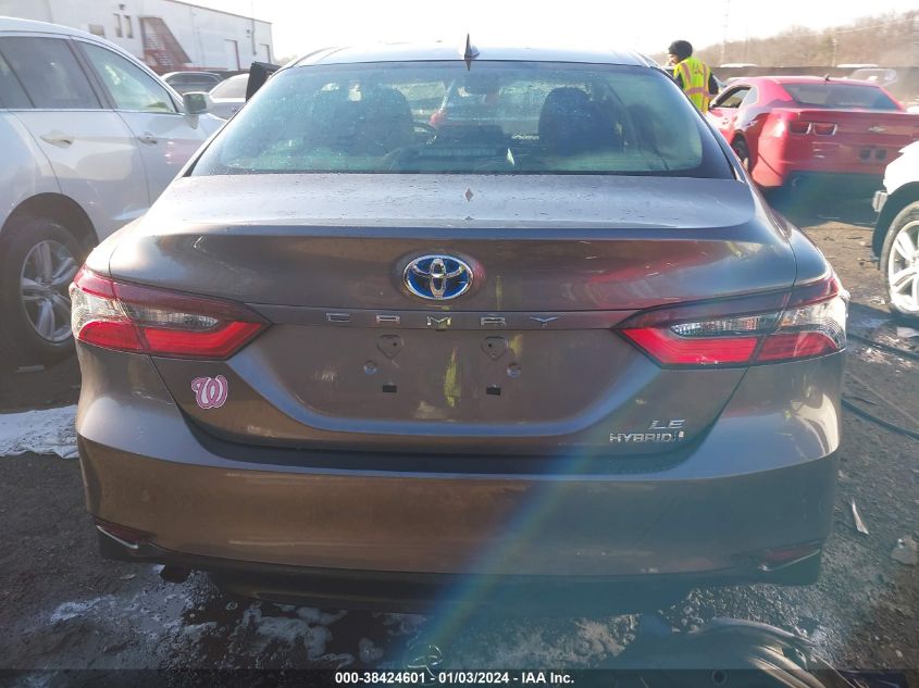 2022 TOYOTA CAMRY LE HYBRID - 4T1C31AK2NU584858