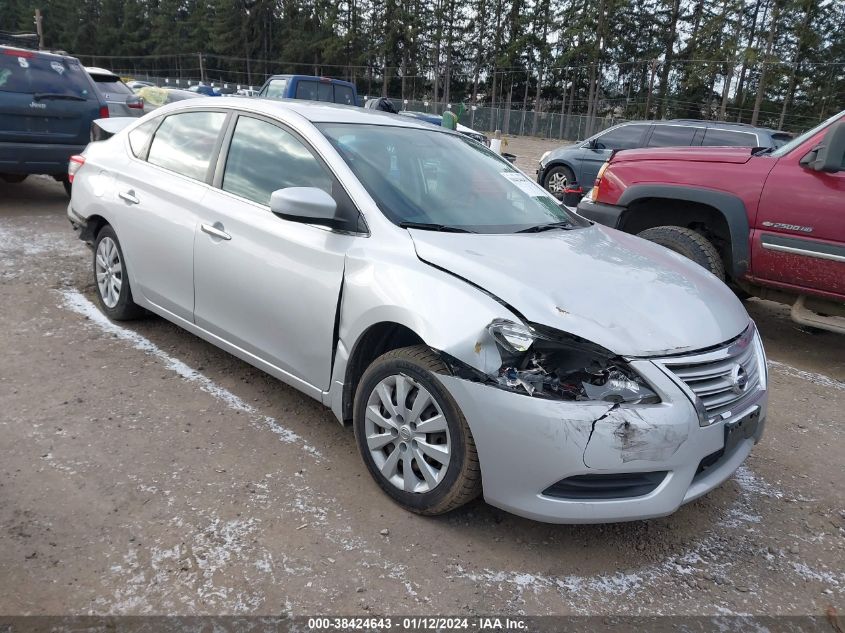 2014 NISSAN SENTRA FE+ S/FE+ SV/S/SL/SR/SV - 3N1AB7AP8EL671125