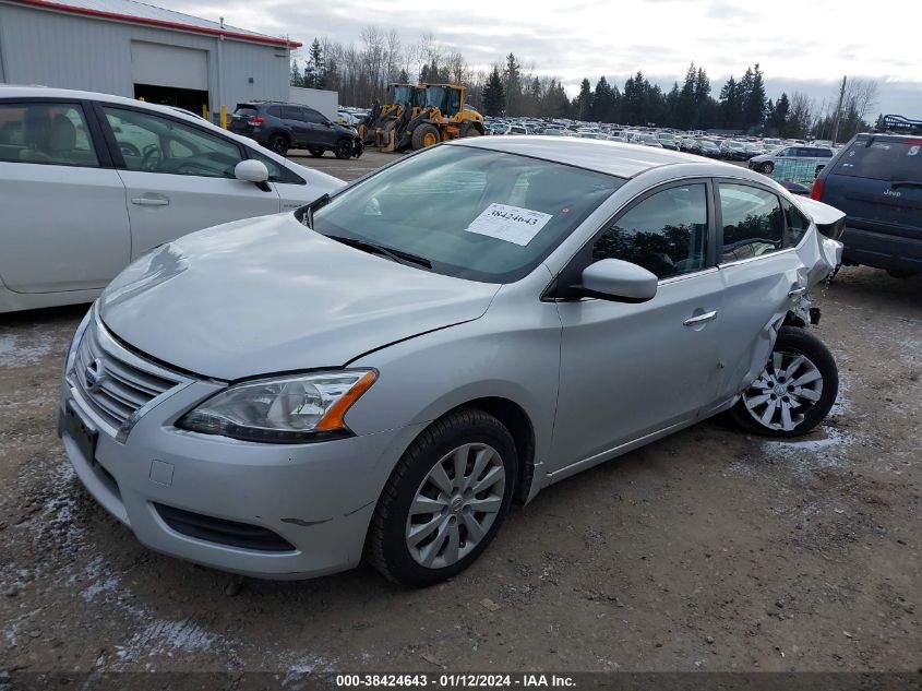 2014 NISSAN SENTRA FE+ S/FE+ SV/S/SL/SR/SV - 3N1AB7AP8EL671125