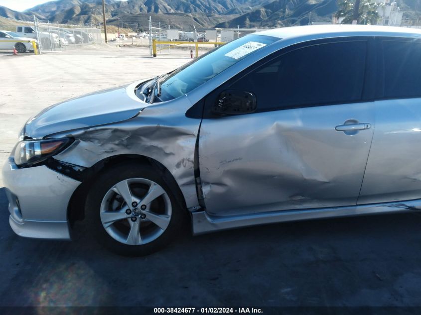 2013 TOYOTA COROLLA S/LE - 5YFBU4EE4DP199624