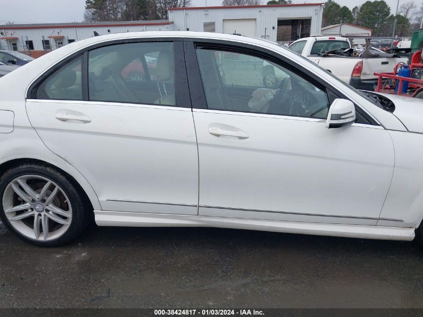 2013 MERCEDES-BENZ C 300 300 4MATIC - WDDGF8AB6DR265833
