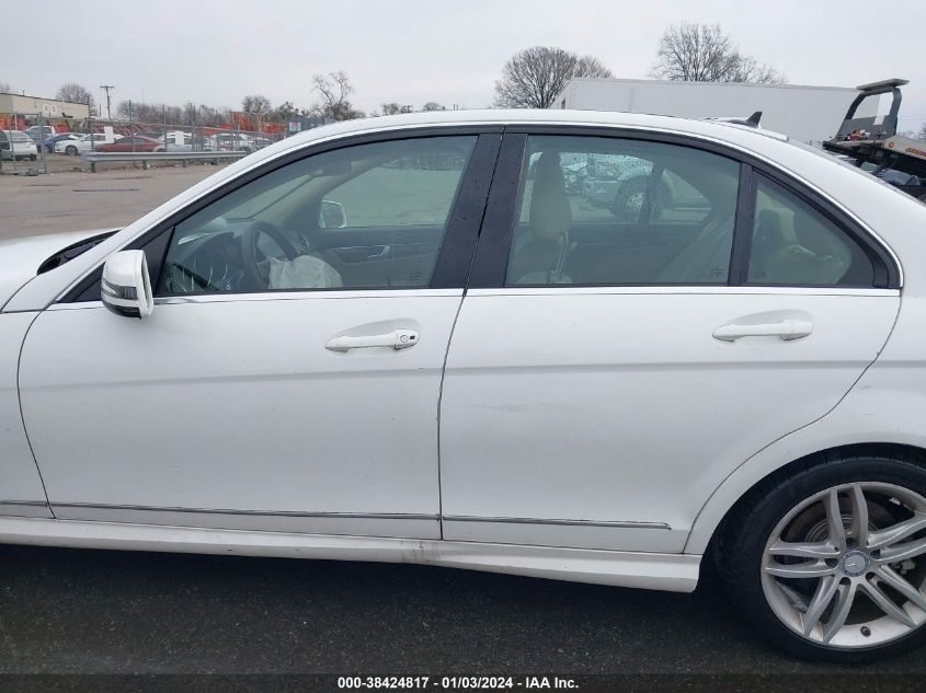 2013 MERCEDES-BENZ C 300 300 4MATIC - WDDGF8AB6DR265833