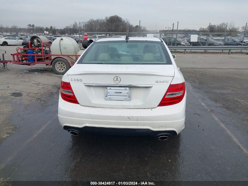 2013 MERCEDES-BENZ C 300 300 4MATIC - WDDGF8AB6DR265833