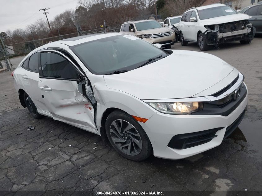 2018 HONDA CIVIC EX - 19XFC2F73JE006045