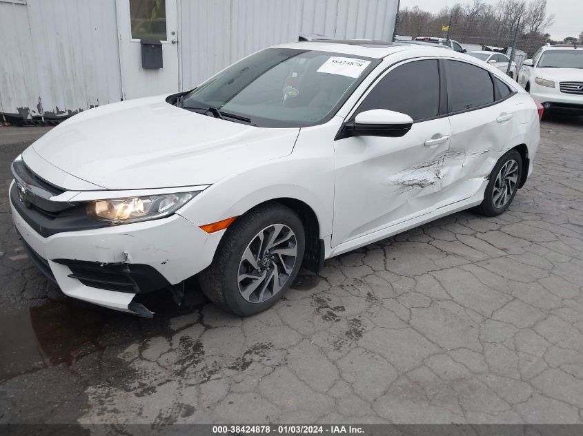 2018 HONDA CIVIC EX - 19XFC2F73JE006045