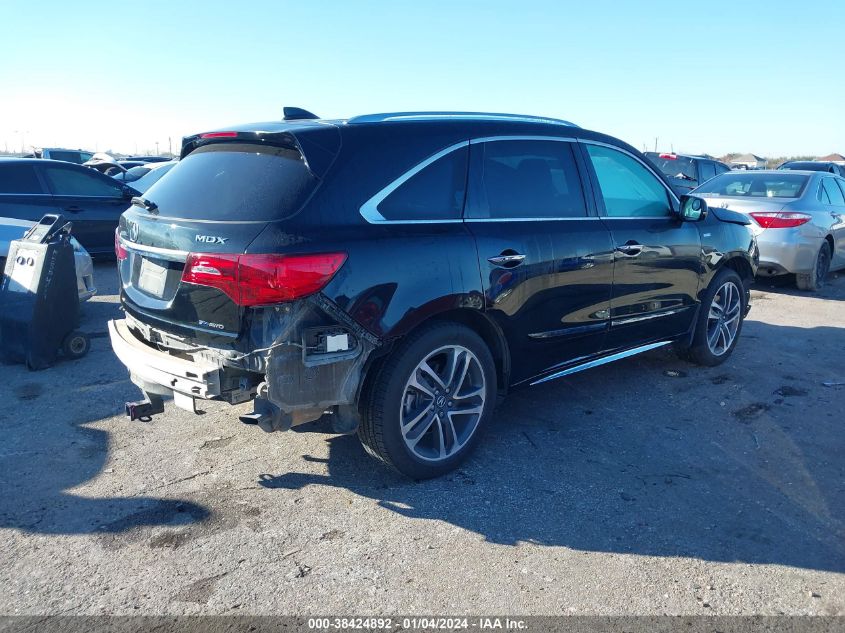 2018 ACURA MDX SPORT HYBRID SPORT HYBRID ADVANCE 5J8YD7H72JL000164