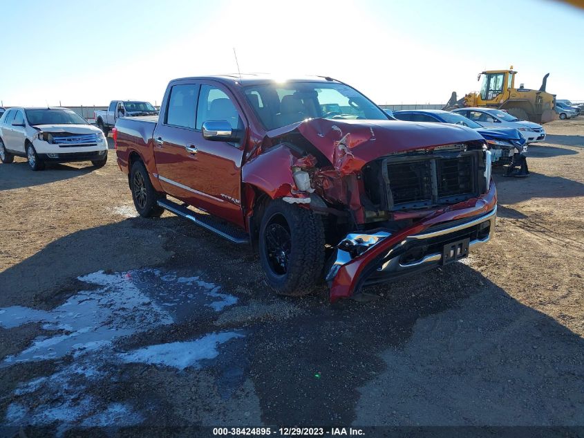 Lot #2539240631 2017 NISSAN TITAN SL salvage car