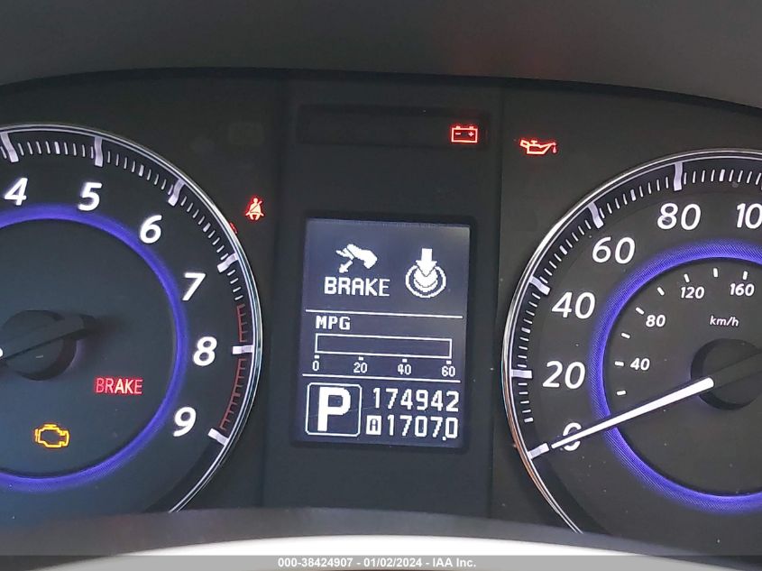 2013 INFINITI FX37 - JN8CS1MU1DM142242