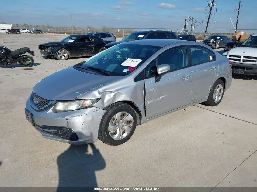 2014 HONDA CIVIC LX - 19XFB2F56EE268178