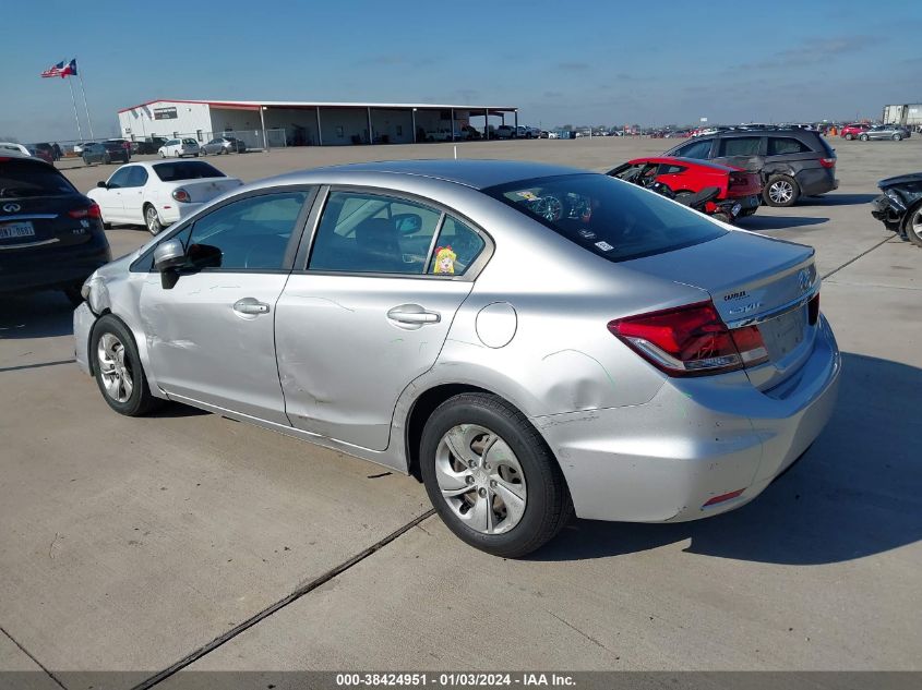 2014 HONDA CIVIC LX - 19XFB2F56EE268178