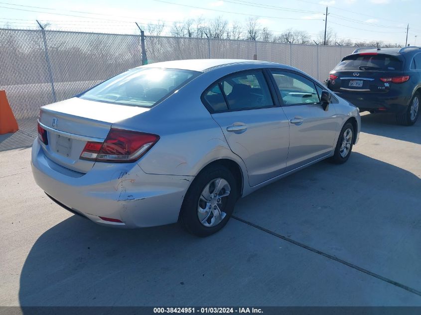 2014 HONDA CIVIC LX - 19XFB2F56EE268178