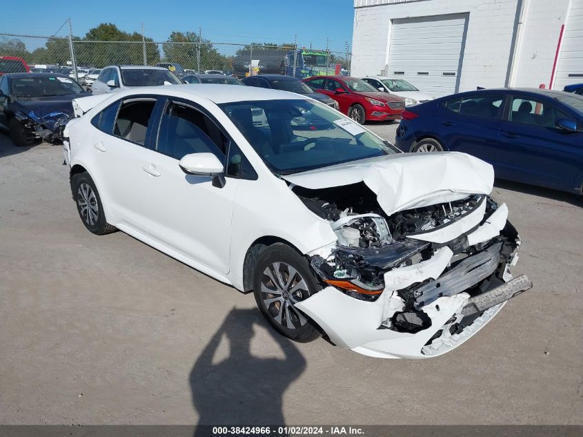 Lot #2538097232 2022 TOYOTA COROLLA HYBRID LE salvage car