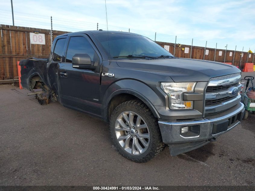 2017 FORD F-150 LARIAT - 1FTEX1EP7HFA14015