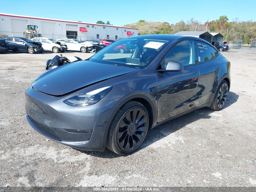 VIN 7SAYGDEF4PF919517 2023 TESLA MODEL Y