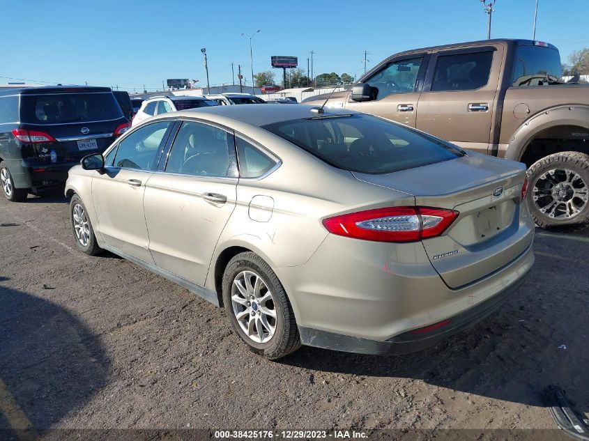 2015 FORD FUSION S - 3FA6P0G74FR118298