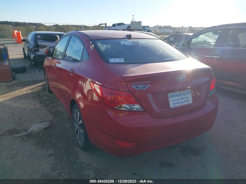 2015 HYUNDAI ACCENT GLS - KMHCU4AEXFU924560
