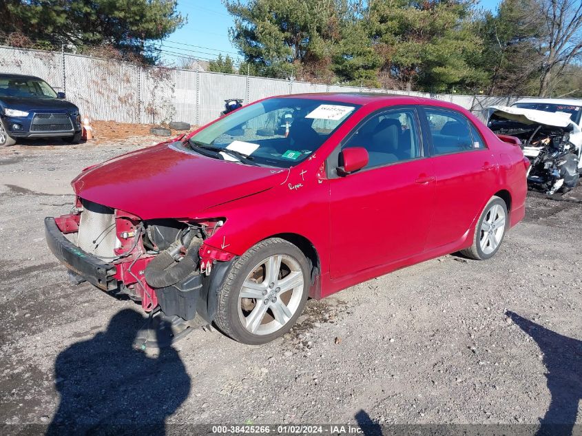 2013 TOYOTA COROLLA S - 2T1BU4EE8DC970389