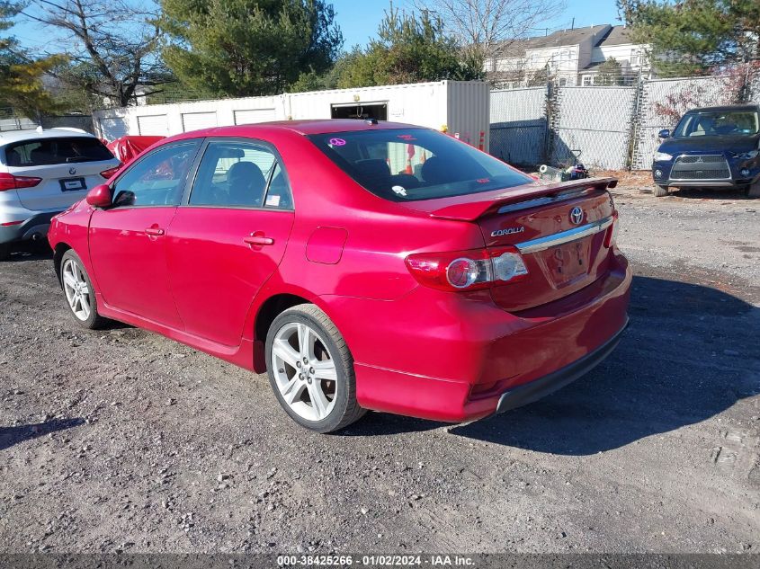 2013 TOYOTA COROLLA S - 2T1BU4EE8DC970389