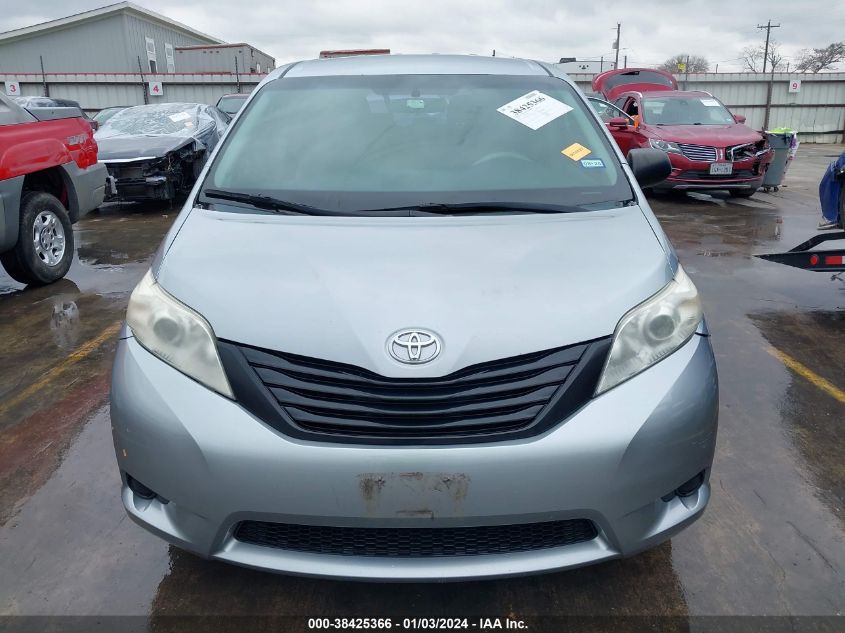 2014 TOYOTA SIENNA L V6 7 PASSENGER - 5TDZK3DC9ES501089