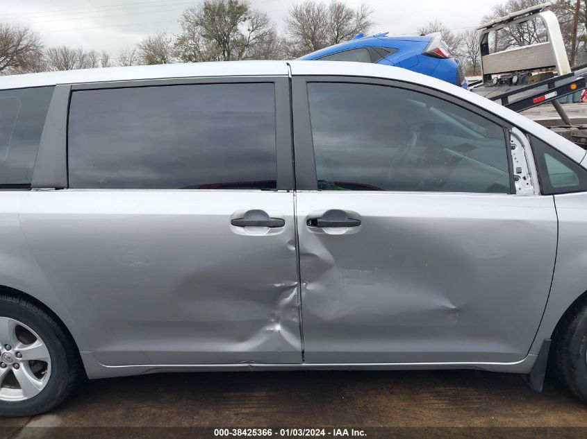2014 TOYOTA SIENNA L V6 7 PASSENGER - 5TDZK3DC9ES501089
