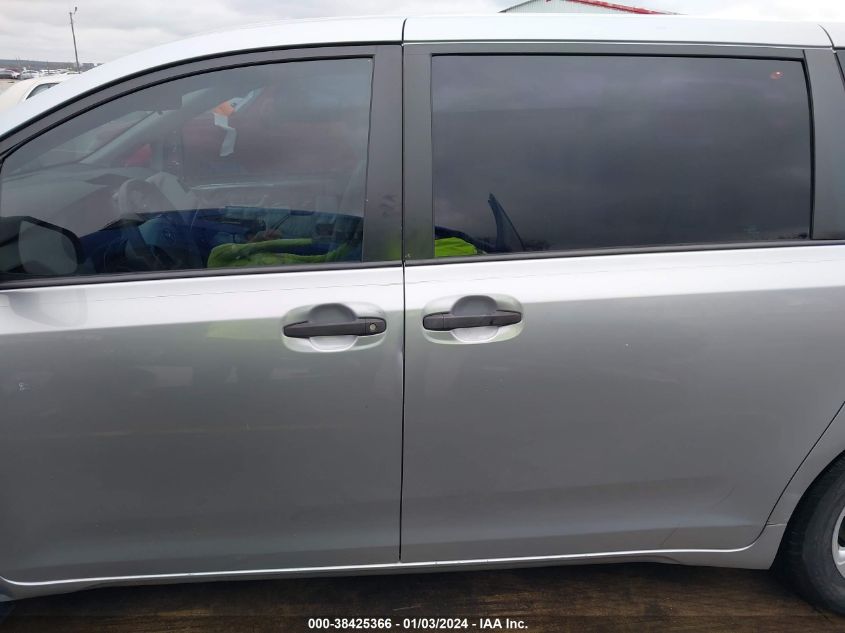 2014 TOYOTA SIENNA L V6 7 PASSENGER - 5TDZK3DC9ES501089