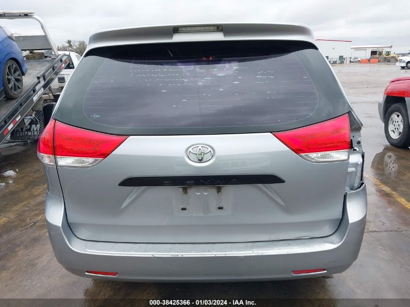 2014 TOYOTA SIENNA L V6 7 PASSENGER - 5TDZK3DC9ES501089