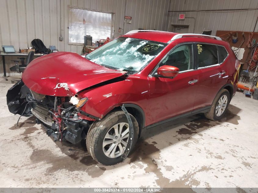 2016 NISSAN ROGUE S/SL/SV - KNMAT2MV8GP659717