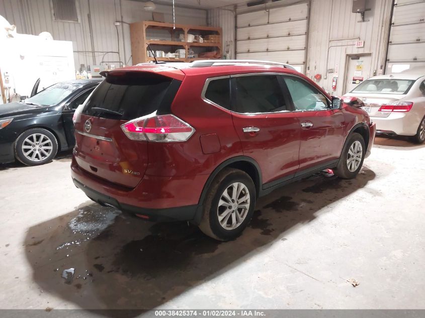 2016 NISSAN ROGUE S/SL/SV - KNMAT2MV8GP659717