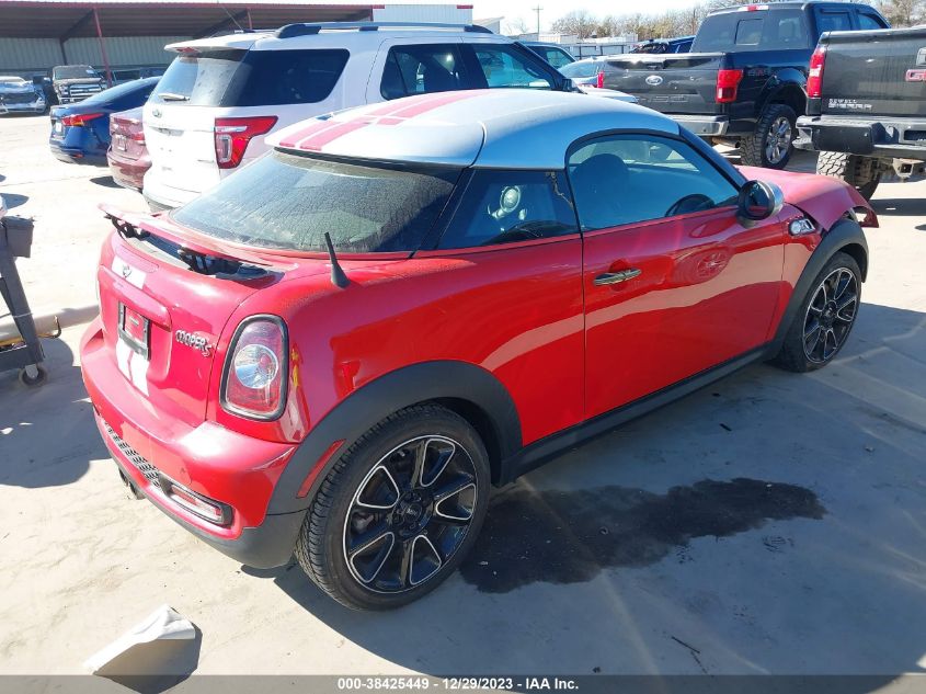 2013 MINI COUPE COOPER S WMWSX3C52DT408661