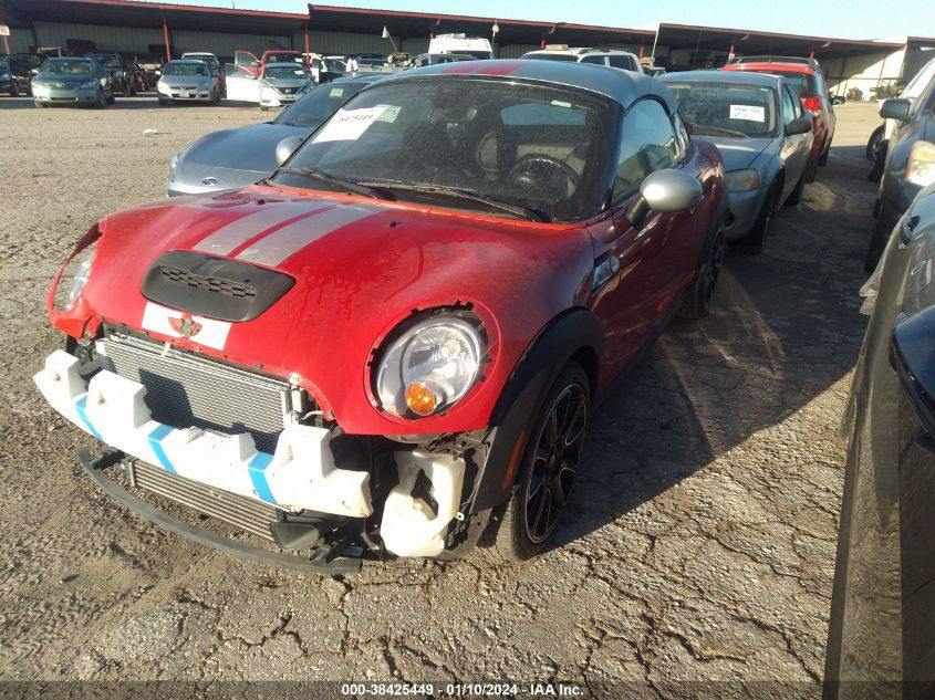 2013 MINI COUPE COOPER S WMWSX3C52DT408661