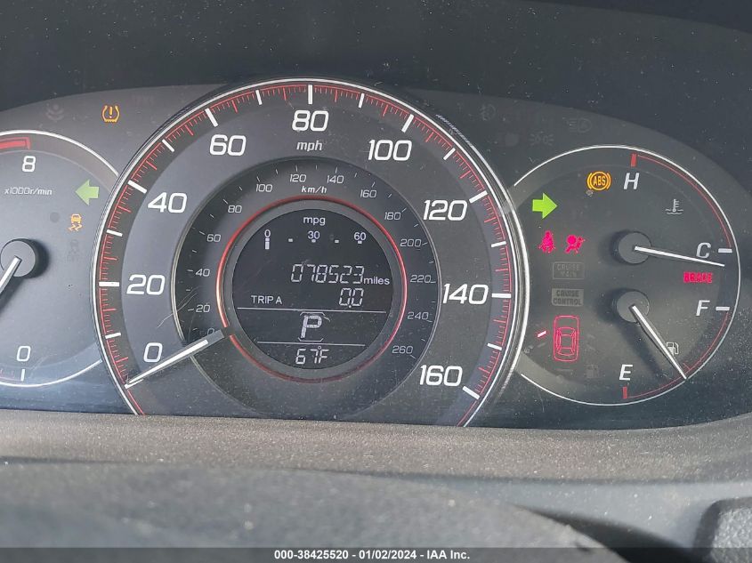 2015 HONDA ACCORD SPORT - 1HGCR2F56FA164522