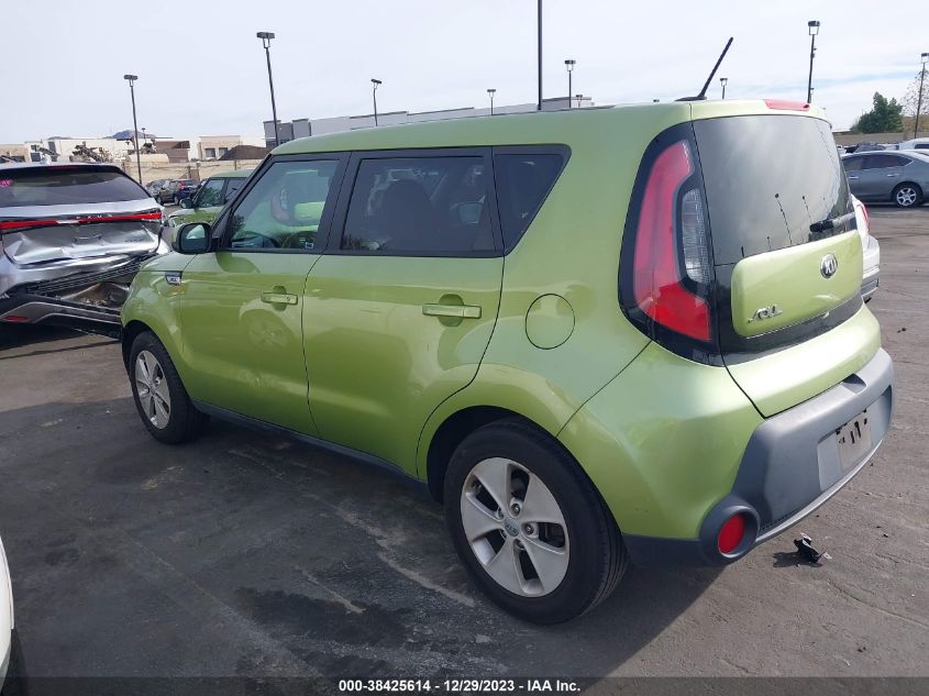 2016 KIA SOUL - KNDJN2A21G7835897