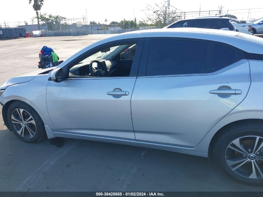 2022 NISSAN SENTRA SV XTRONIC CVT - 3N1AB8CV2NY248318