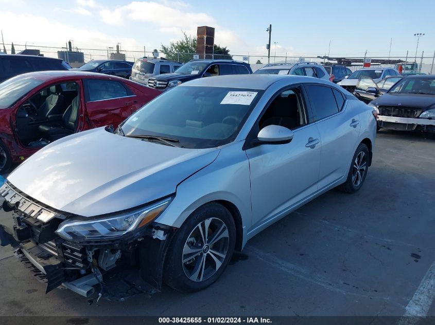 2022 NISSAN SENTRA SV XTRONIC CVT - 3N1AB8CV2NY248318