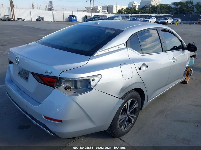 2022 NISSAN SENTRA SV XTRONIC CVT - 3N1AB8CV2NY248318