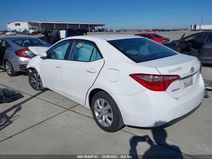 VIN: 2T1BURHE8JC976617 2018 TOYOTA COROLLA LE