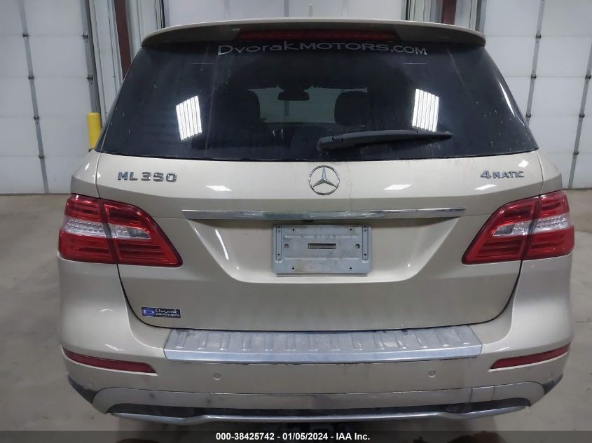 2013 MERCEDES-BENZ ML 350 4MATIC 4JGDA5HB6DA196393