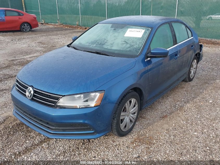 2017 VOLKSWAGEN JETTA 1.4T S - 3VW2B7AJXHM387875