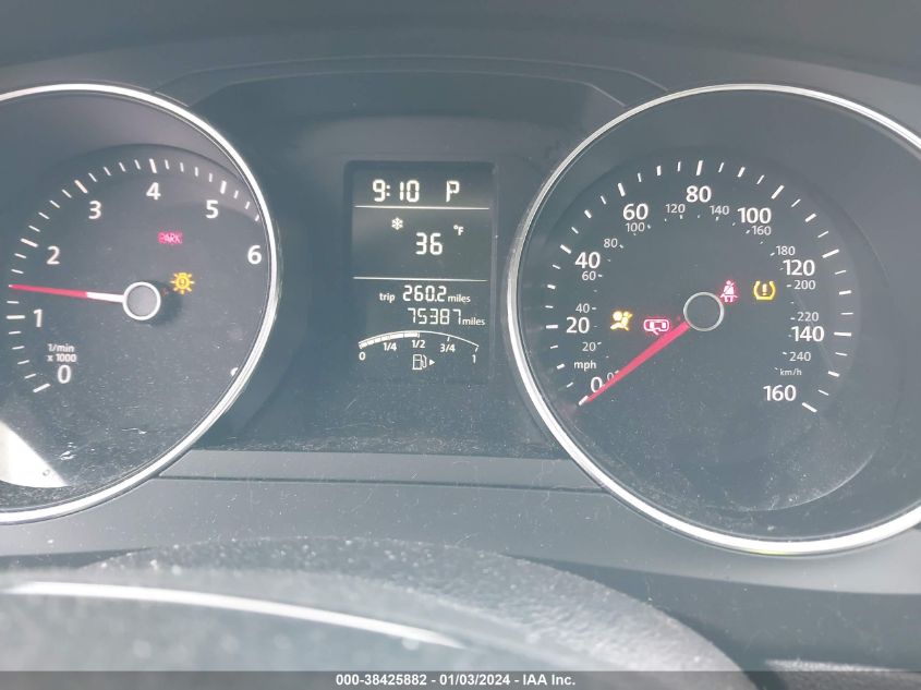 2017 VOLKSWAGEN JETTA 1.4T S - 3VW2B7AJXHM387875