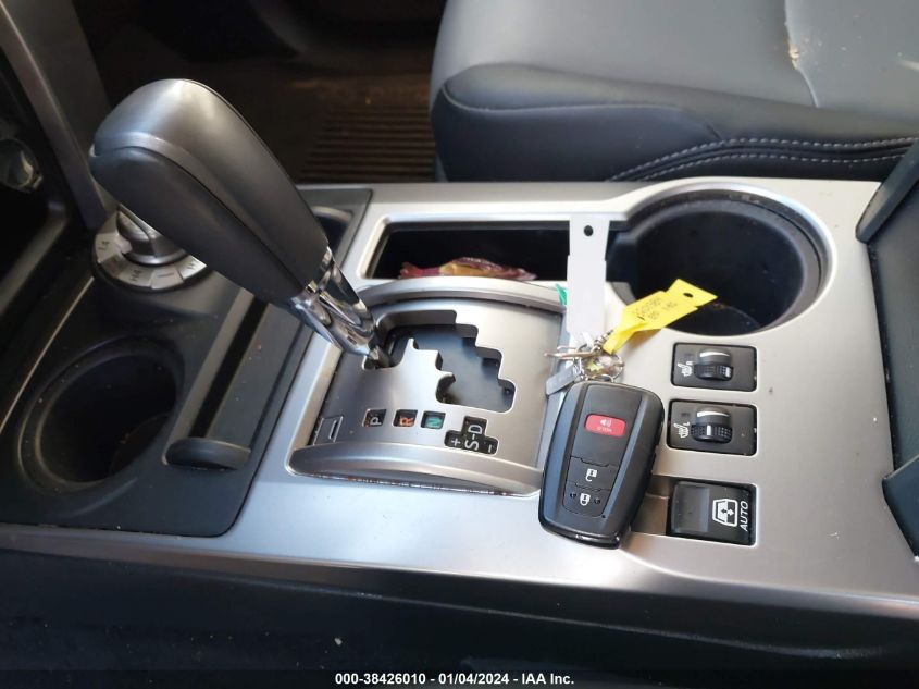 2022 TOYOTA 4RUNNER SR5/SR5 PREMIUM/TRAIL/LIMITED/TRD SPORT/TRD OFF ROAD/TRD OFF ROAD PREM/TRD PRO - JTENU5JR5N6044208